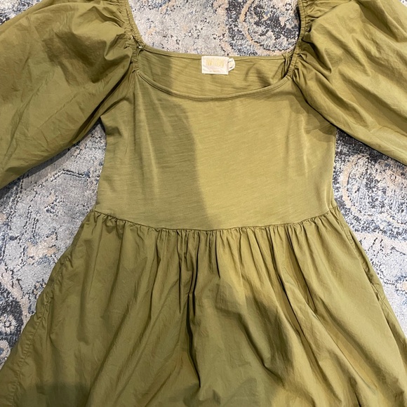 Nation LTD Babydoll Dress Small 100% cotton - Picture 6 of 9